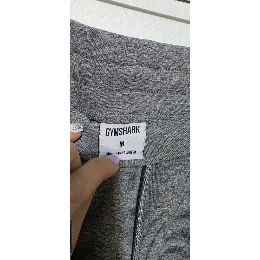 Gymshark Pants Men Sz M‎ Joggers Gray Pockets Pull On Athletic Sweats Active EUC